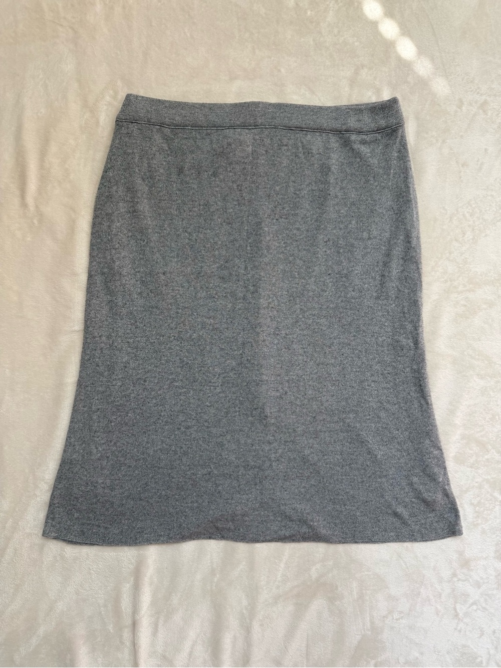 Vintage Gispa Classic Gray Knit Pencil Skirt